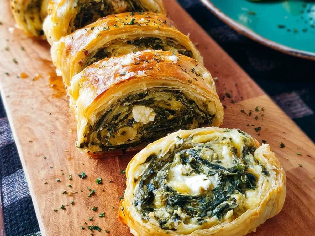 Blätterteigschnecken mit Spinat & Feta: Herzhaft & Schnell - Bild 2