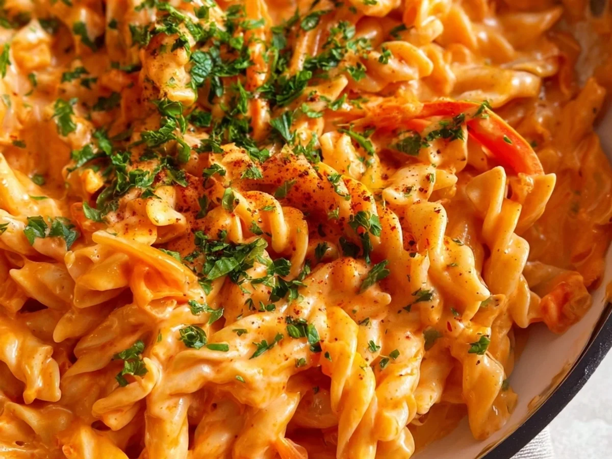 Cremige Paprika-Sahne-Pasta: Schnell & Lecker - Bild 1