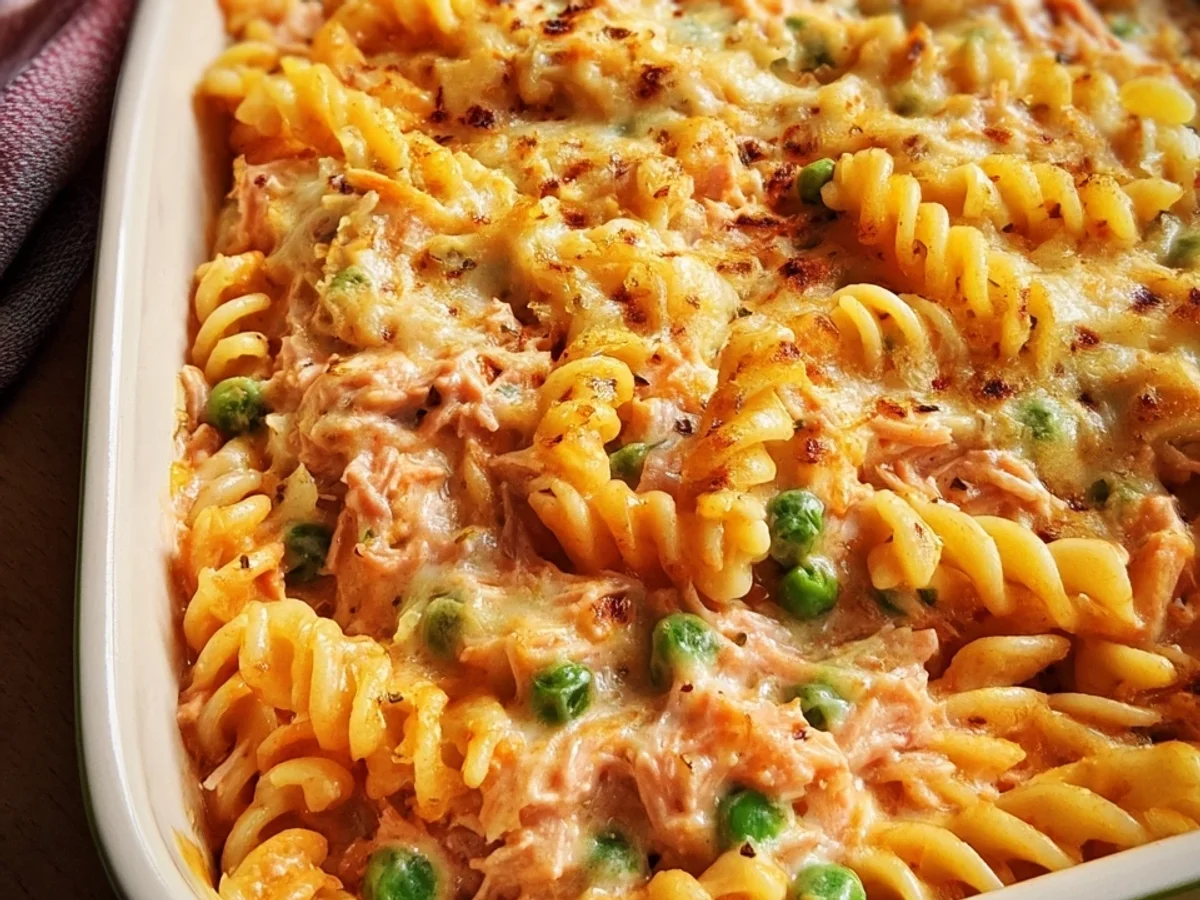Cremiger Thunfisch Nudelauflauf: Einfach & Würzig - Bild 1