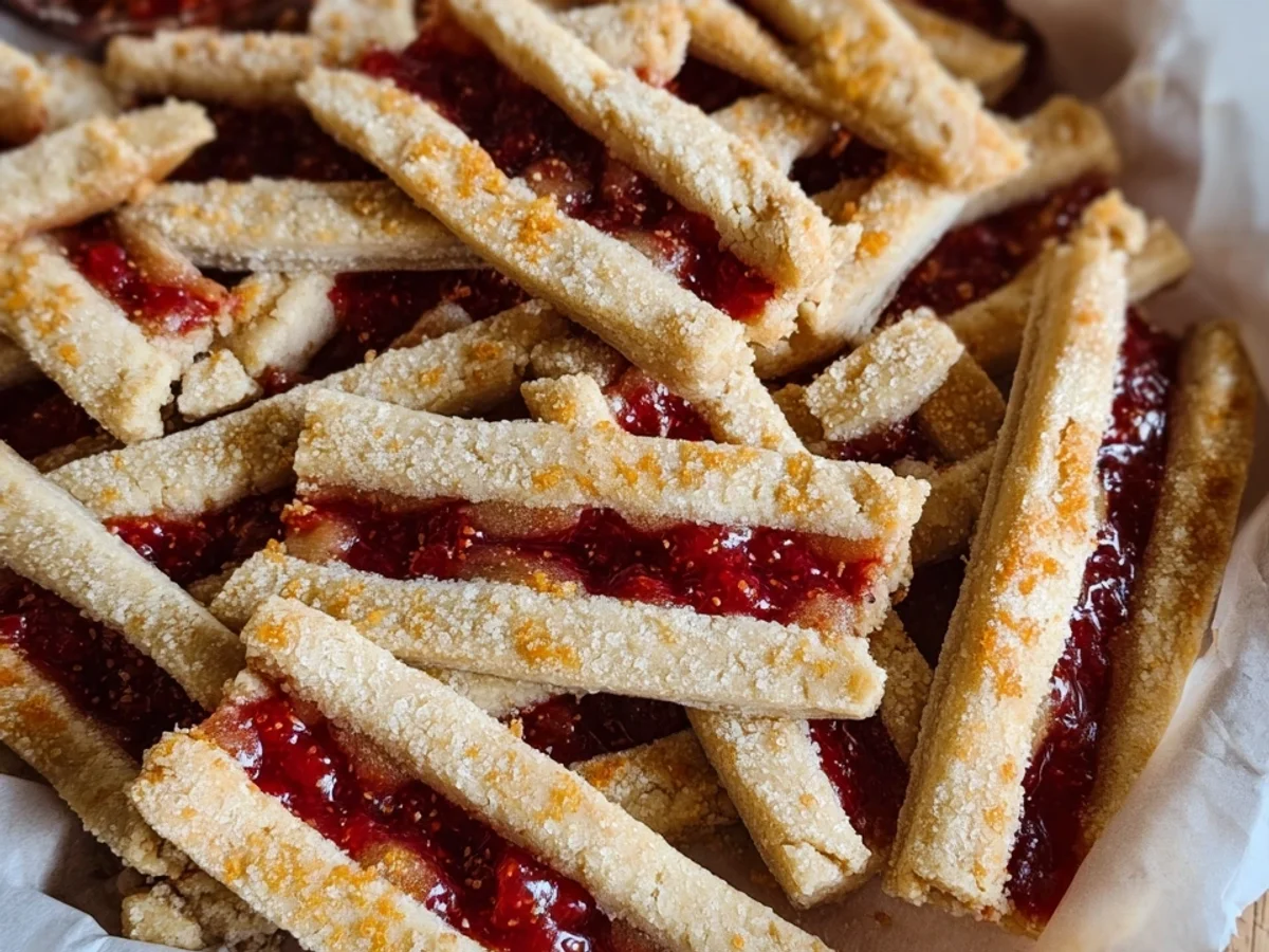 Einfache Linzer Streifen für Weihnachten backen - Bild 1