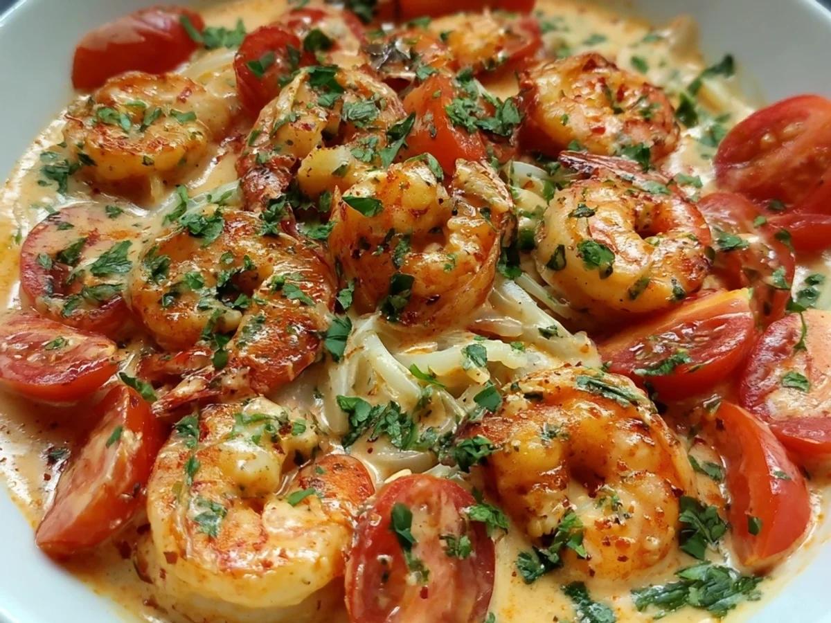 Garnelen-Tomaten-Sahne-Soße: Schnell & Italienisch Lecker - Bild 1