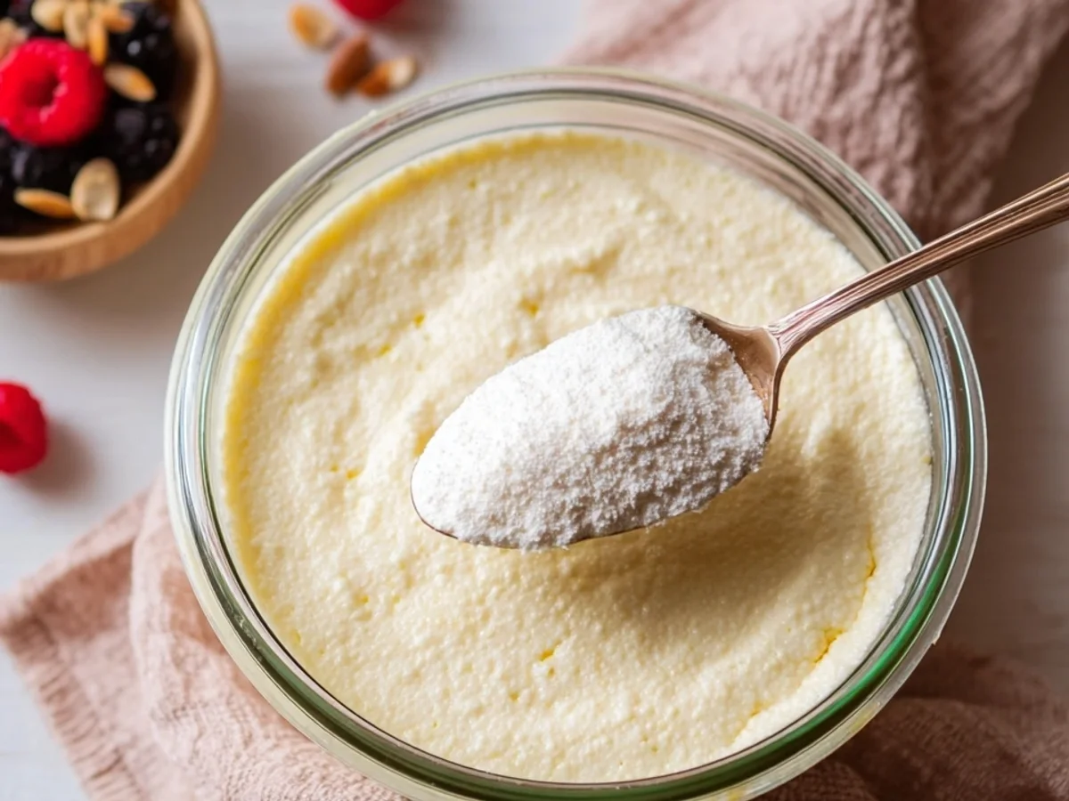 Gesunder Protein Grießpudding: Zuckerfrei & Eiweißreich - Bild 2