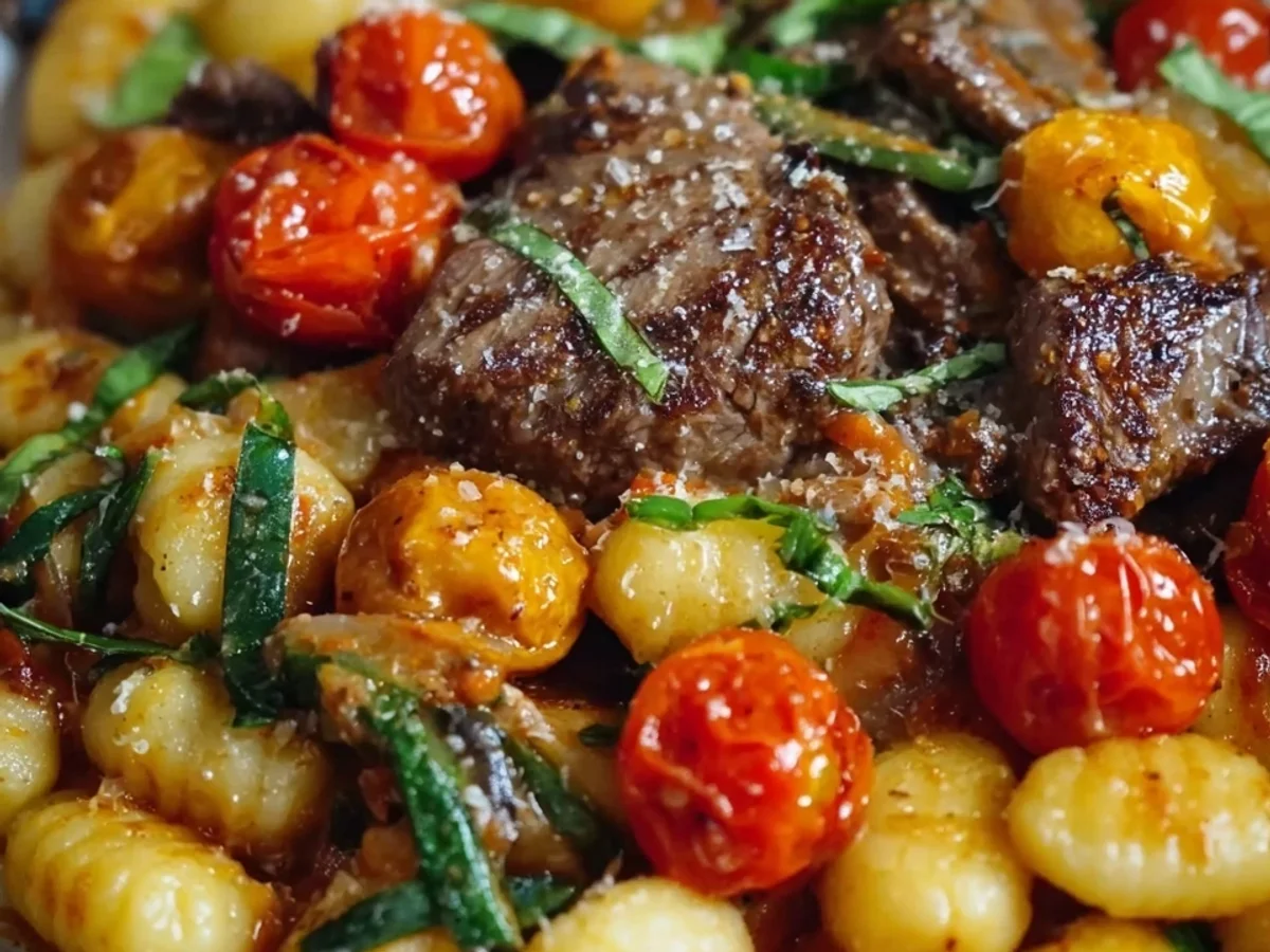 Gnocchi mit Rinderfilet & Kirschtomaten - Bild 2