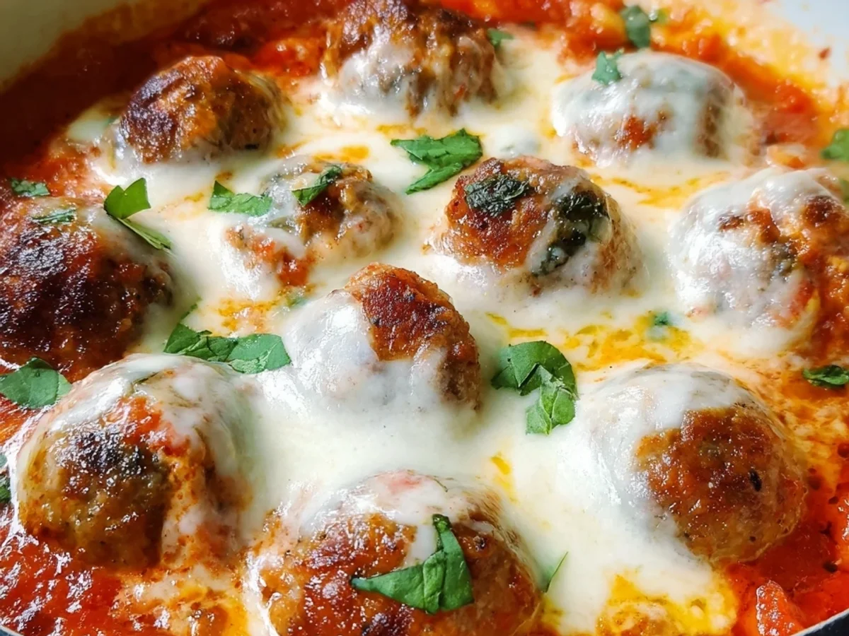Hackbällchen Toskana: Cremige Sauce & Mozzarella - Bild 1