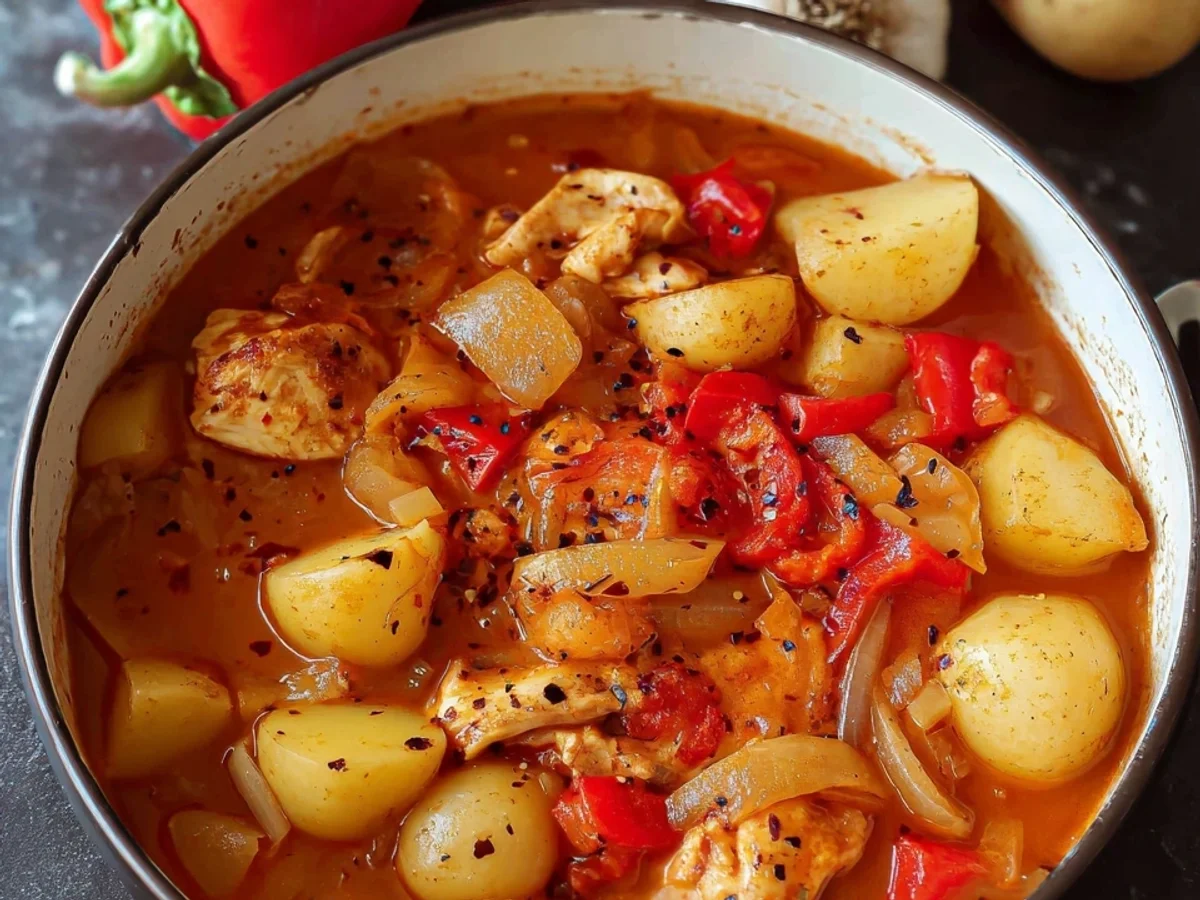 Hähnchen Gulaschsuppe: Einfaches Familienrezept - Bild 2