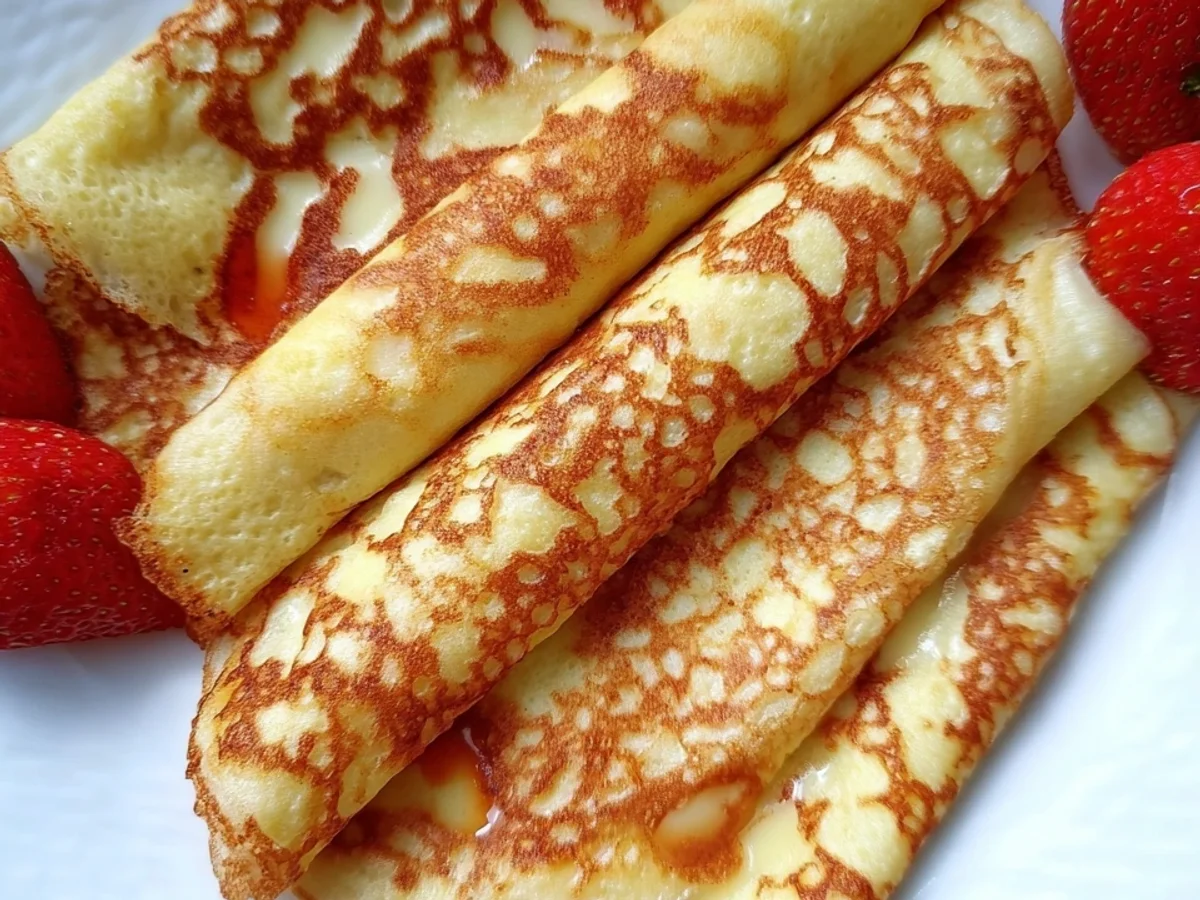 Low Carb Crêpes: Dünne Pfannkuchen einfach gemacht - Bild 1