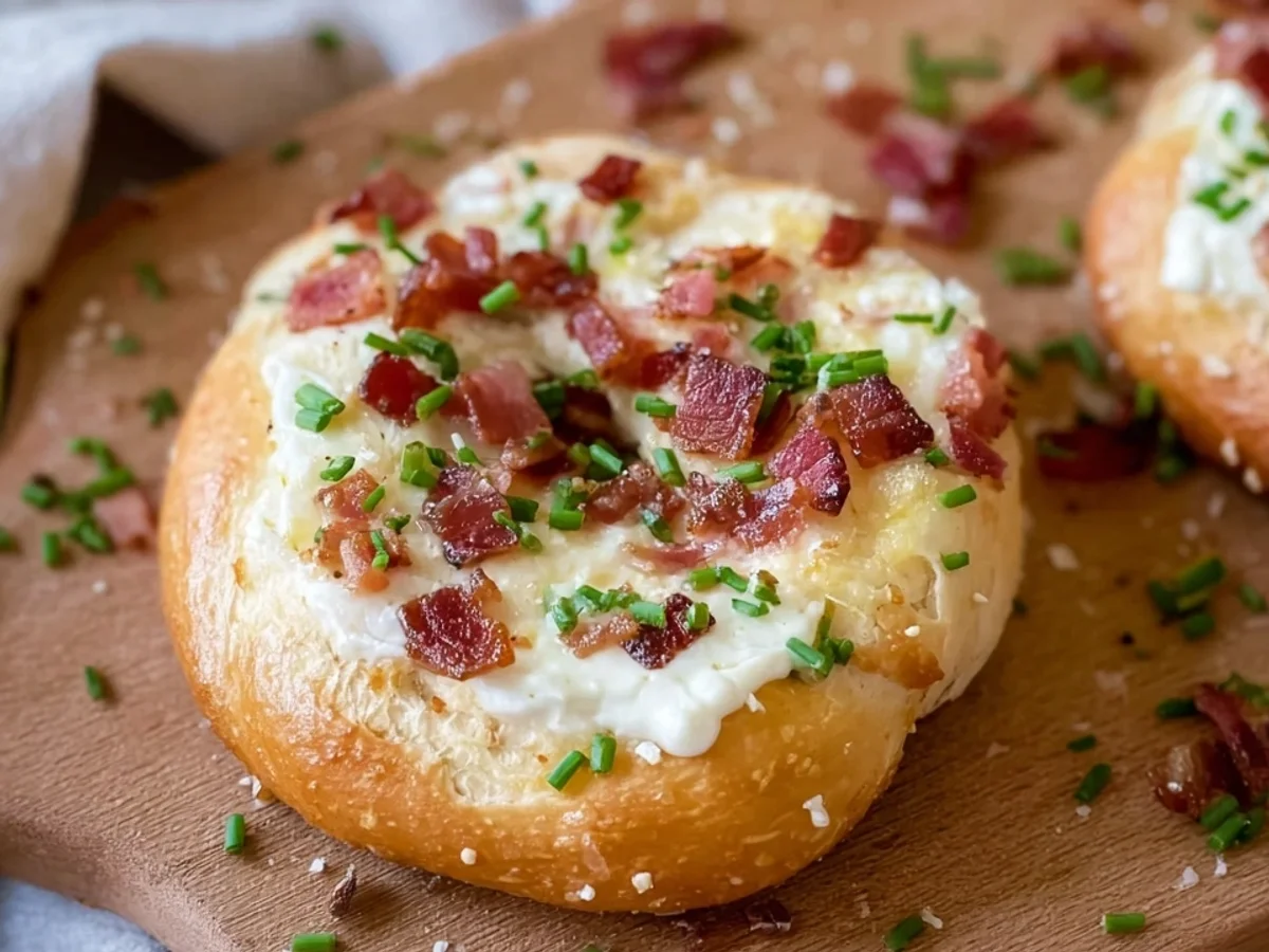 Rahmfladen aus Laugengebäck: Einfaches 4-Zutaten-Rezept - Bild 1