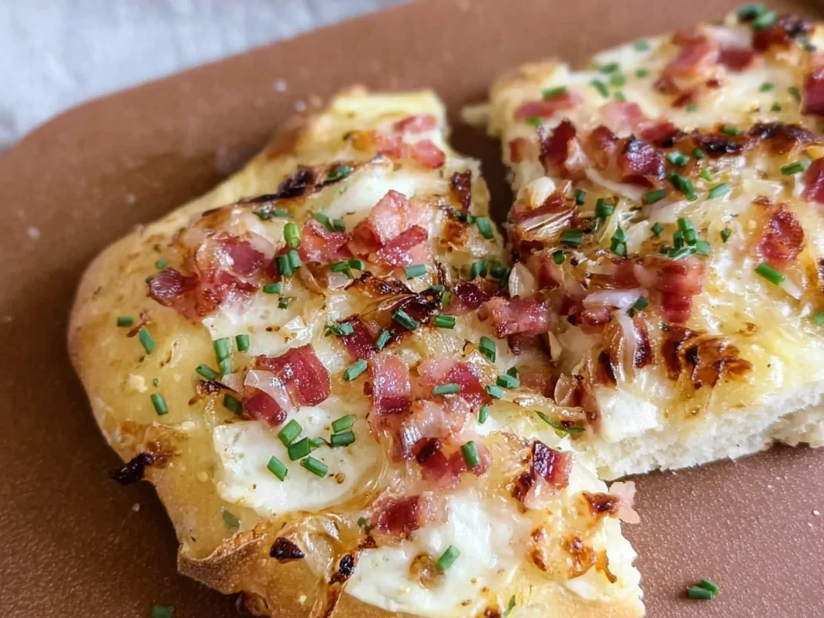 Rahmfladen aus Laugengebäck: Einfaches 4-Zutaten-Rezept - Bild 2
