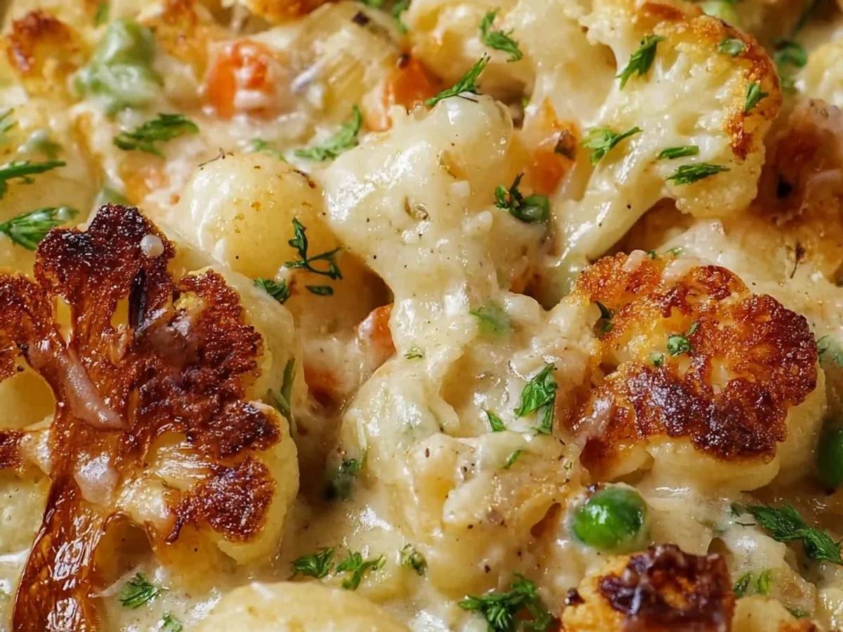 Schneller Blumenkohlauflauf mit Gnocchi - Bild 1