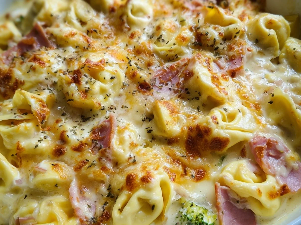 Schneller Tortellini Auflauf mit cremiger Sahnesoße - Bild 2