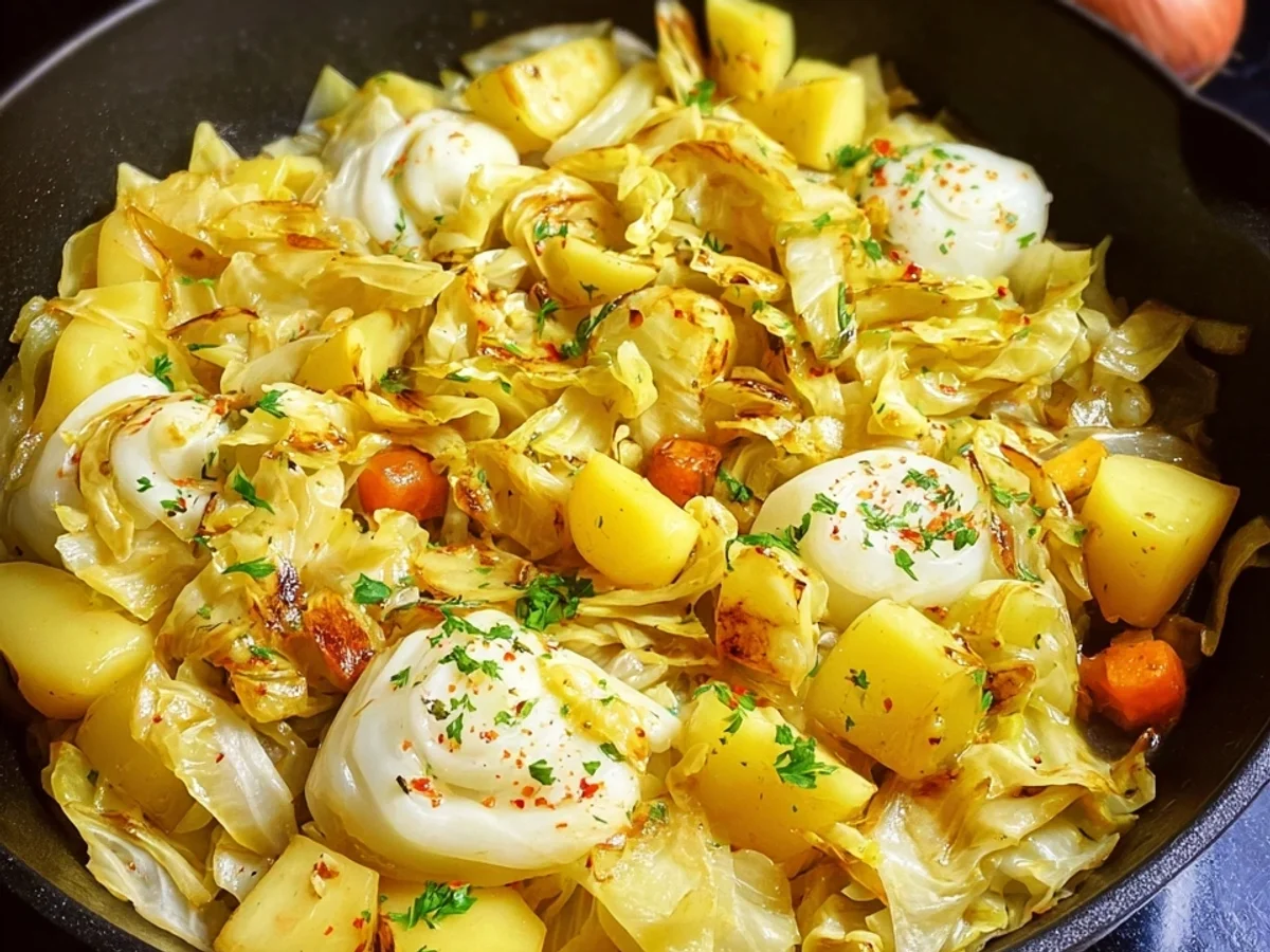 Spitzkohlpfanne mit Kartoffeln: Schnell & Vegetarisch - Bild 2