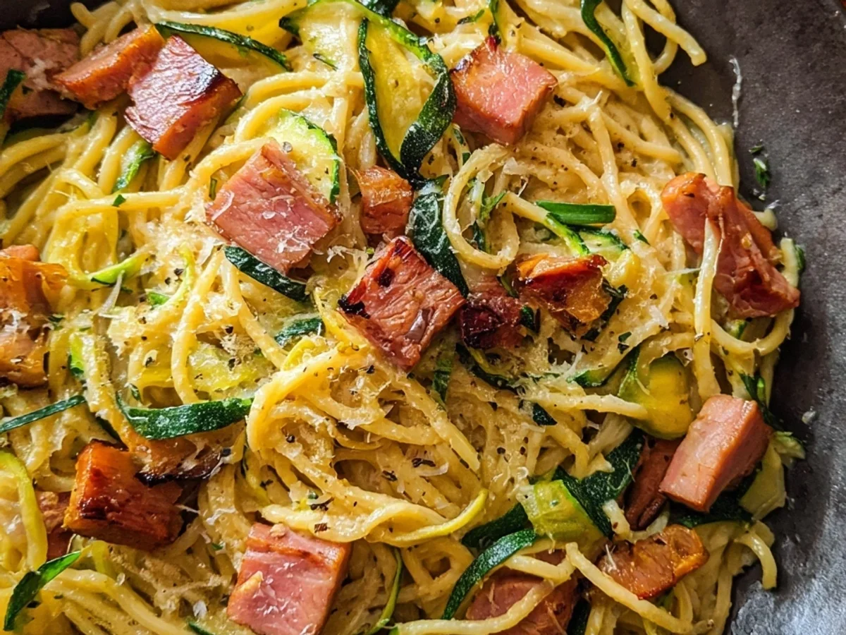 Zucchini-Truthahnschinken-Pasta: Schnell & lecker in 25 Min. - Bild 2