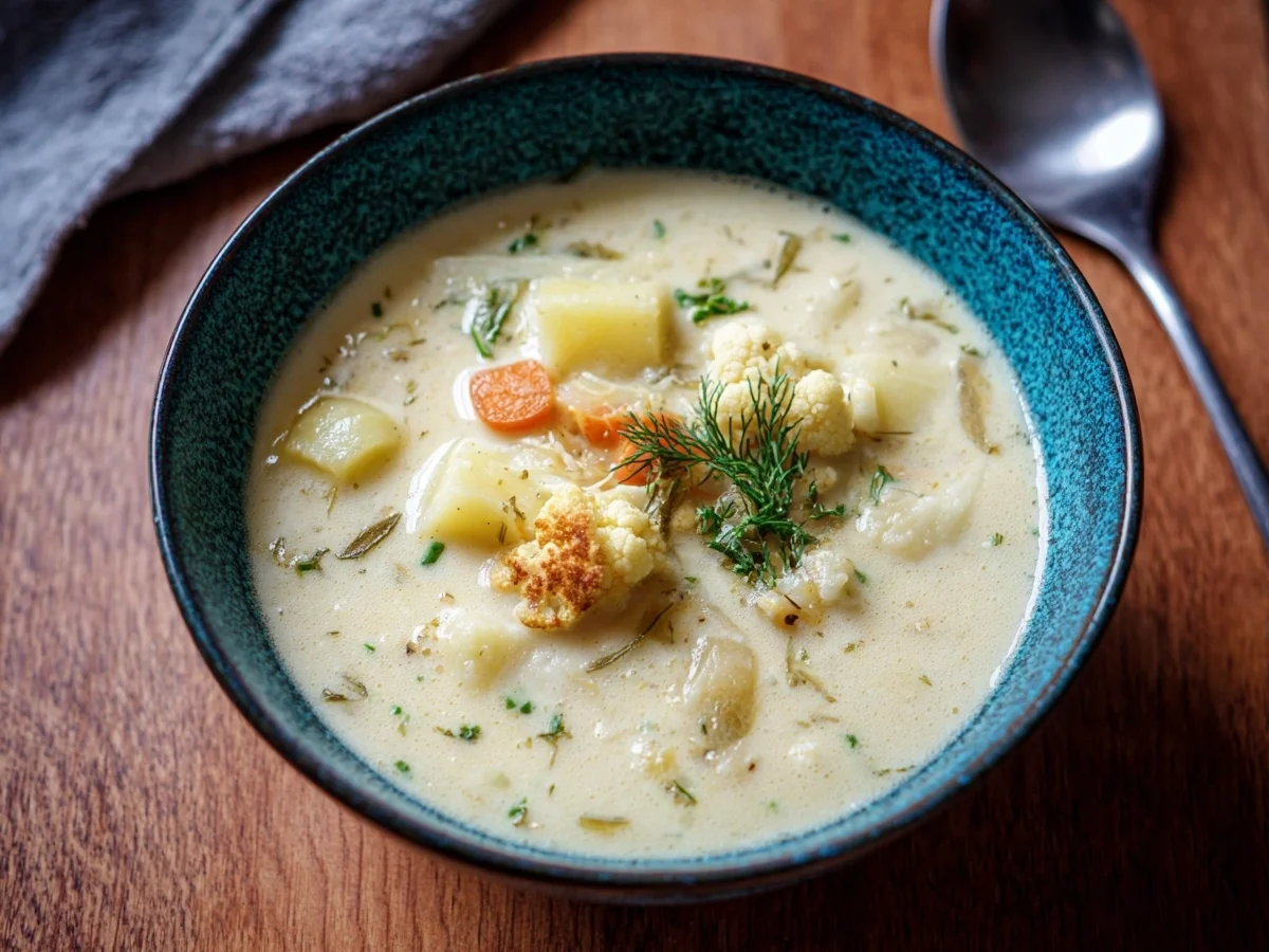 Cremige Blumenkohlsuppe: Wärmend für kalte Tage - Beitragsbild