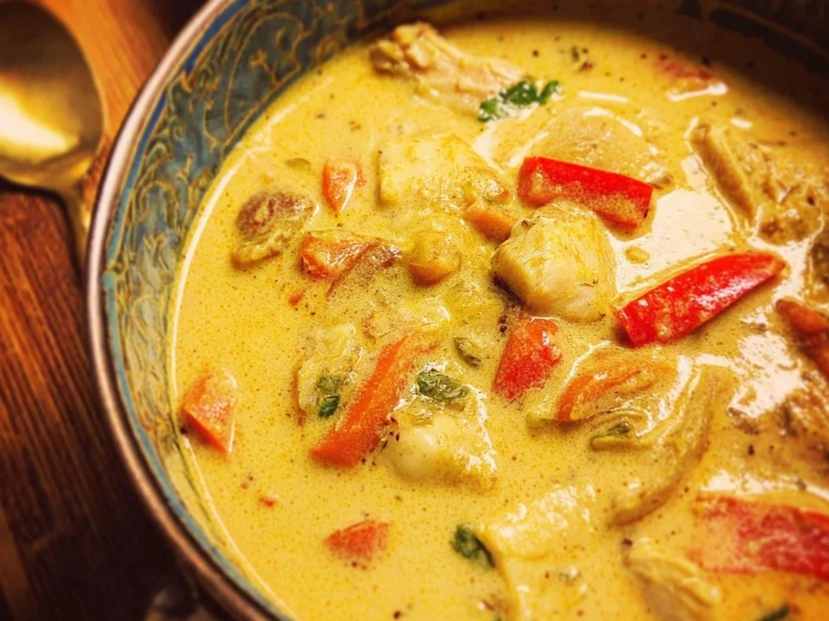 Cremiges Fischcurry mit Kokosmilch: Schnell & Einfach - Beitragsbild