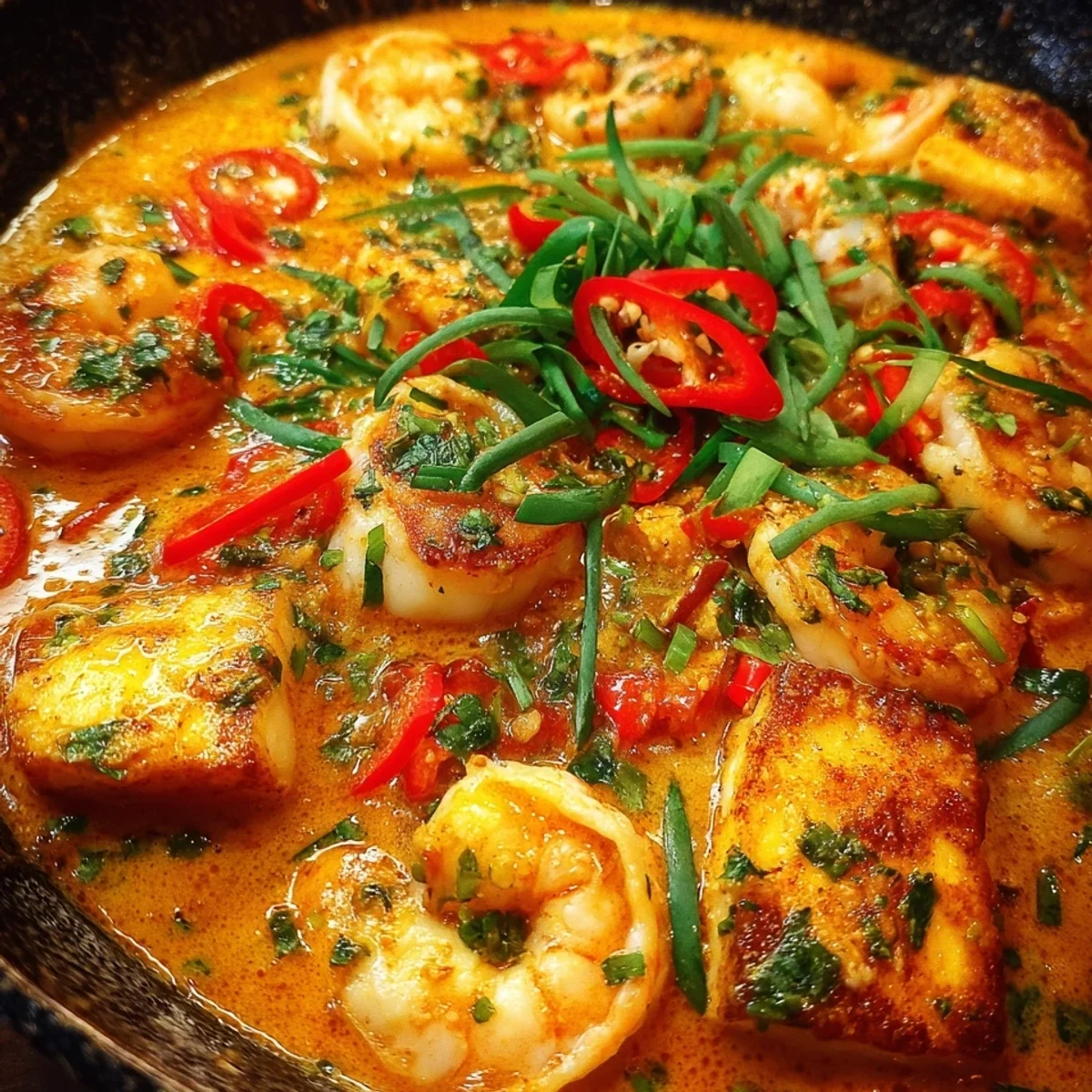 Fisch-Garnelen-Chili: Exotisch & Schnell zubereitet