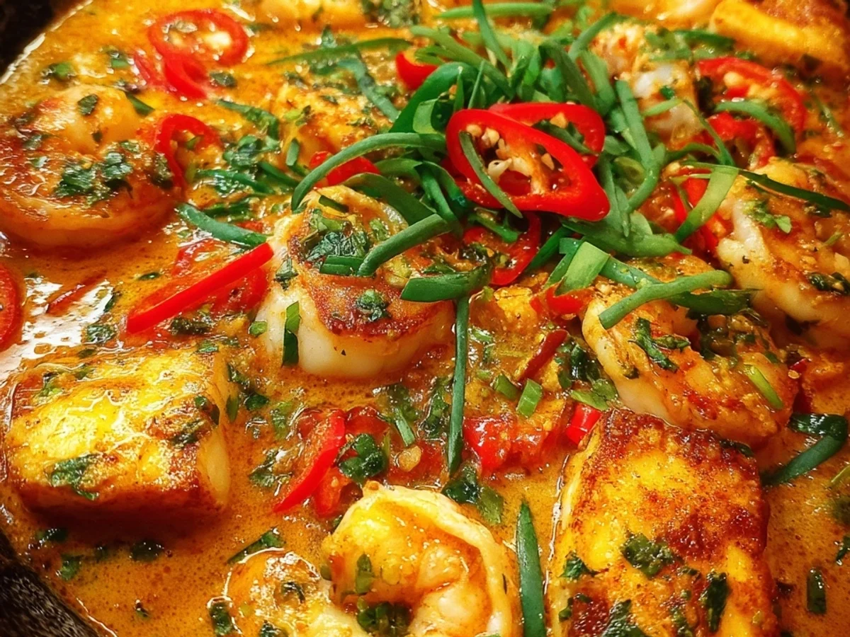 Fisch-Garnelen-Chili: Exotisch & Schnell zubereitet - Beitragsbild