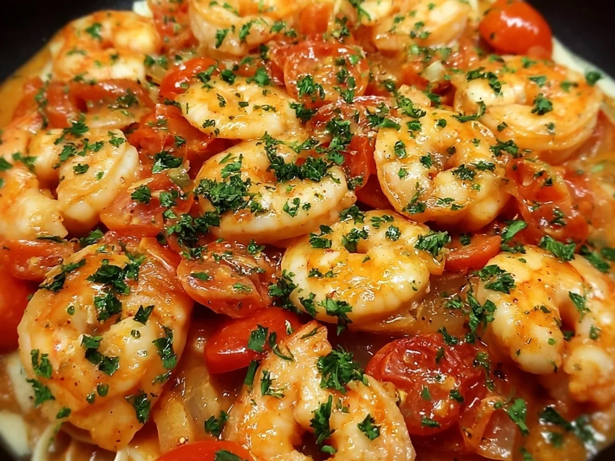 Garnelen-Tomaten-Sahne-Soße: Schnell & Italienisch Lecker - Beitragsbild