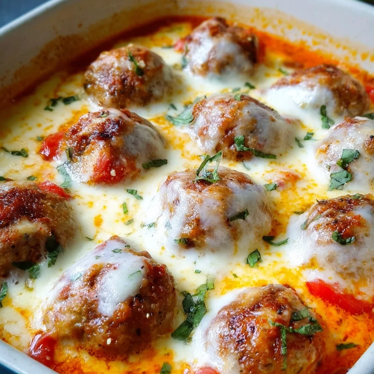 Hackbällchen Toskana: Cremige Sauce & Mozzarella