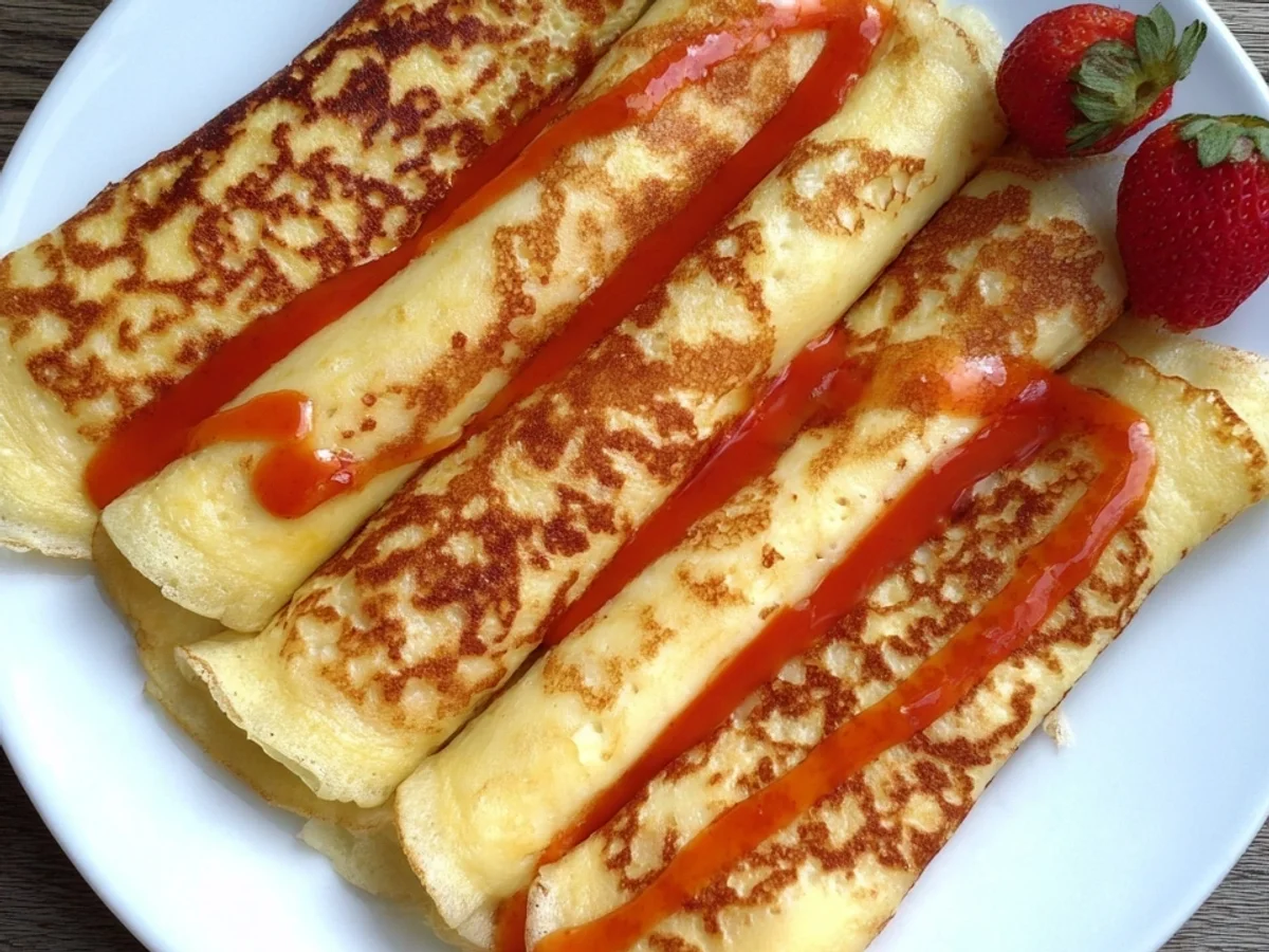 Low Carb Crêpes: Dünne Pfannkuchen einfach gemacht - Beitragsbild