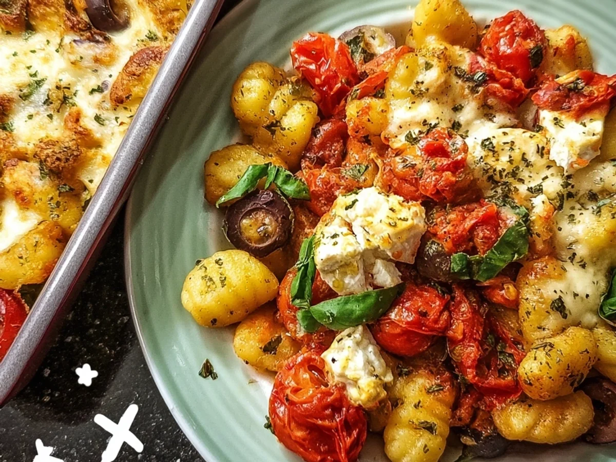 Mediterraner Gnocchi Auflauf: Schnell & Lecker - Beitragsbild