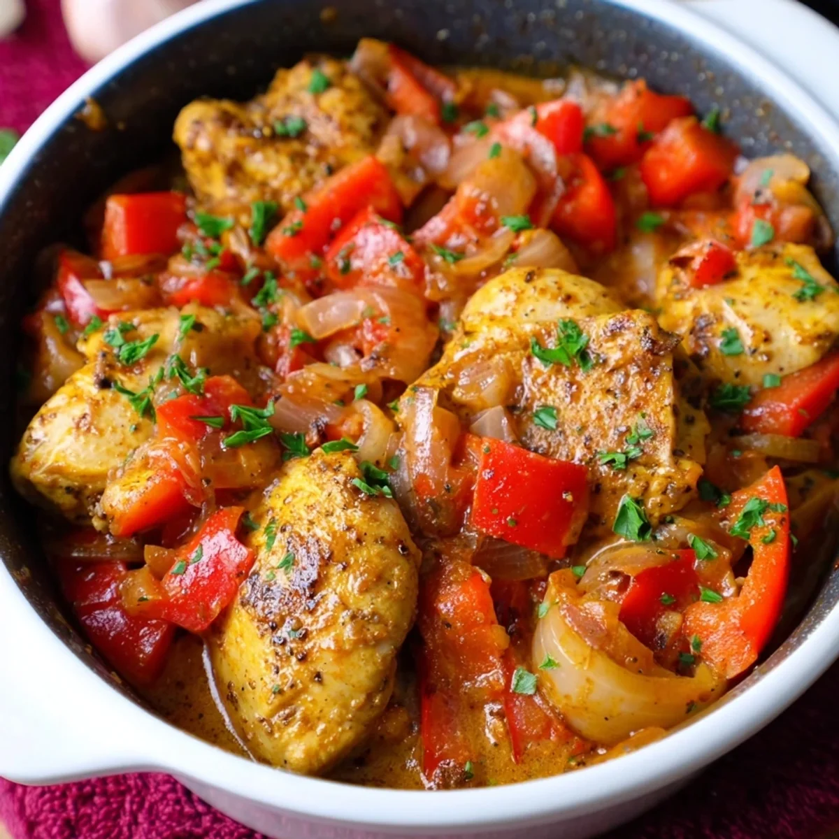 Schnelle Hähnchen-Paprika-Pfanne: Gesund & Lecker
