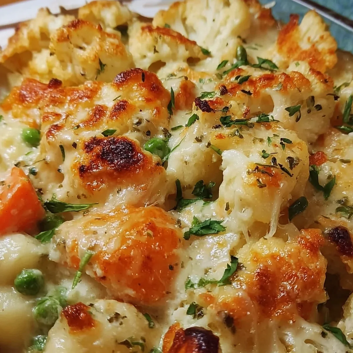 Schneller Blumenkohlauflauf mit Gnocchi