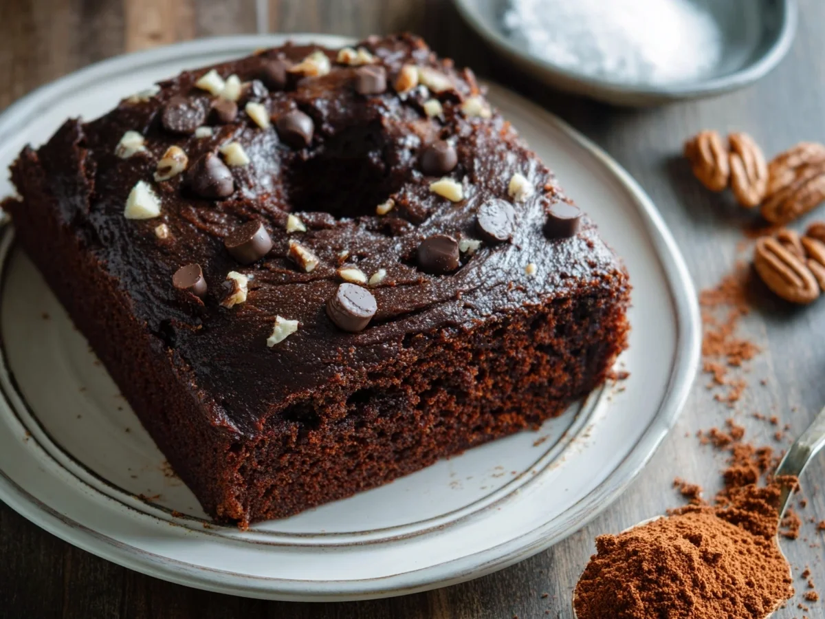 Traubensaftkuchen vom Blech: Saftig, schokoladig, zimtig - Beitragsbild