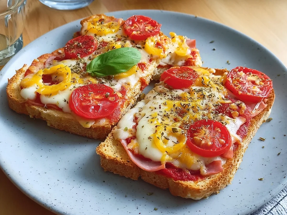 Airfryer Pizza-Toast: Schnell, knusprig & unwiderstehlich - Bild 1