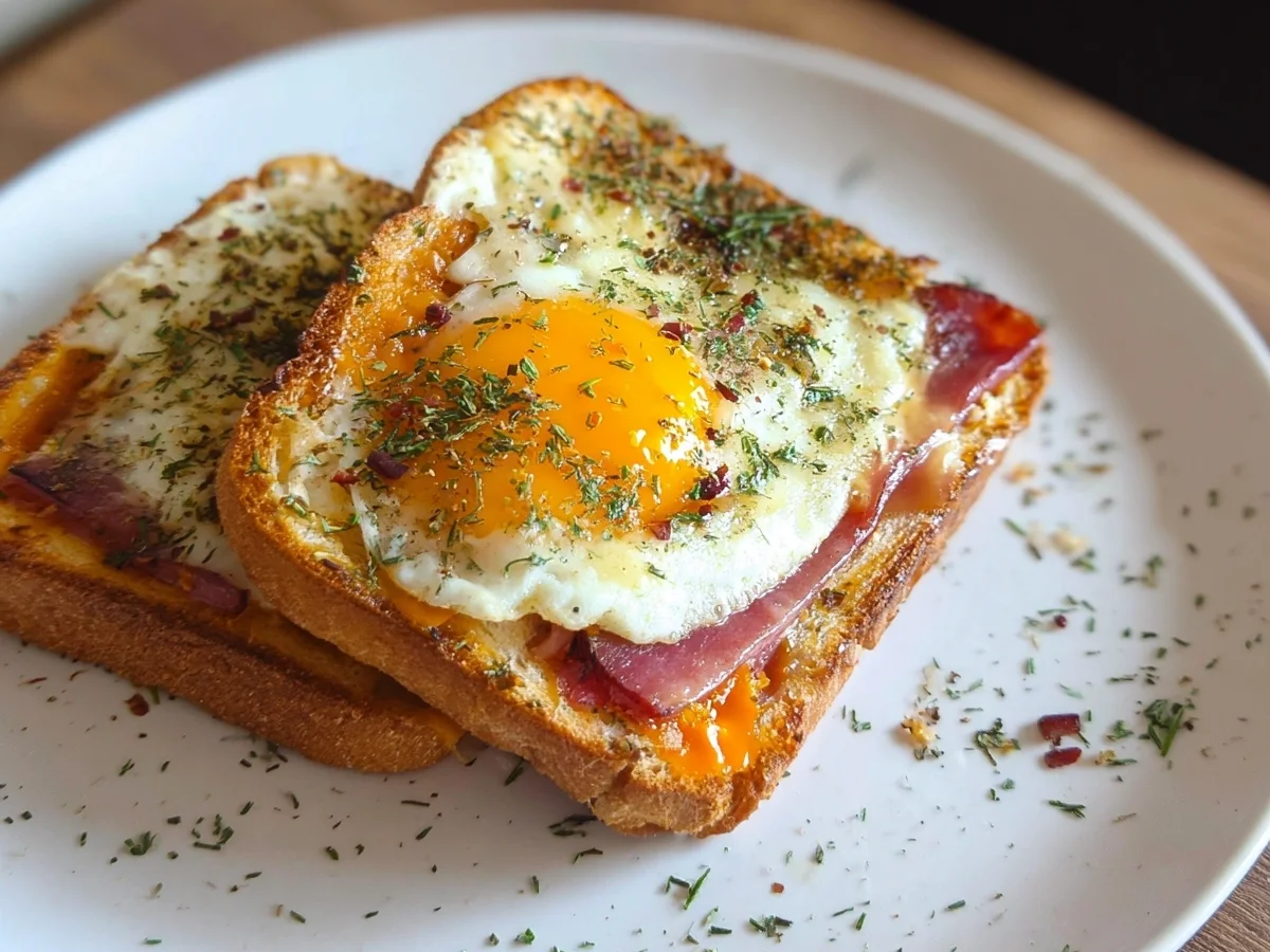 Airfryer Toast mit Ei: Dein schnelles 15-Minuten-Rezept - Bild 1