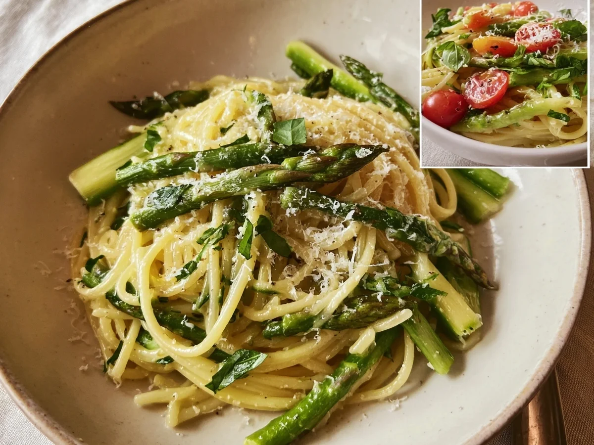 Blitzrezept: Pasta mit Grünem Spargel in 20 Minuten - Bild 1