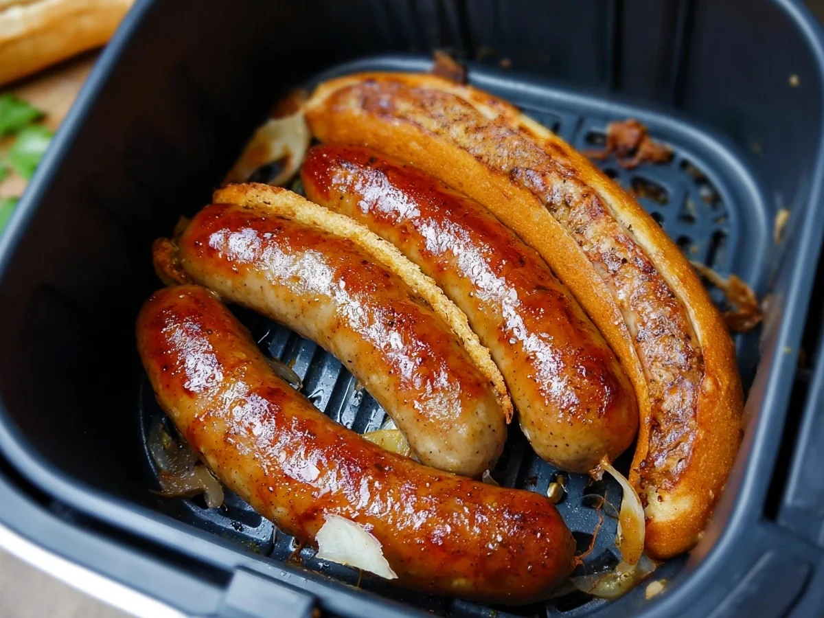 Bratwurst Heißluftfritteuse: Knusprig, schnell & fettarm - Bild 2