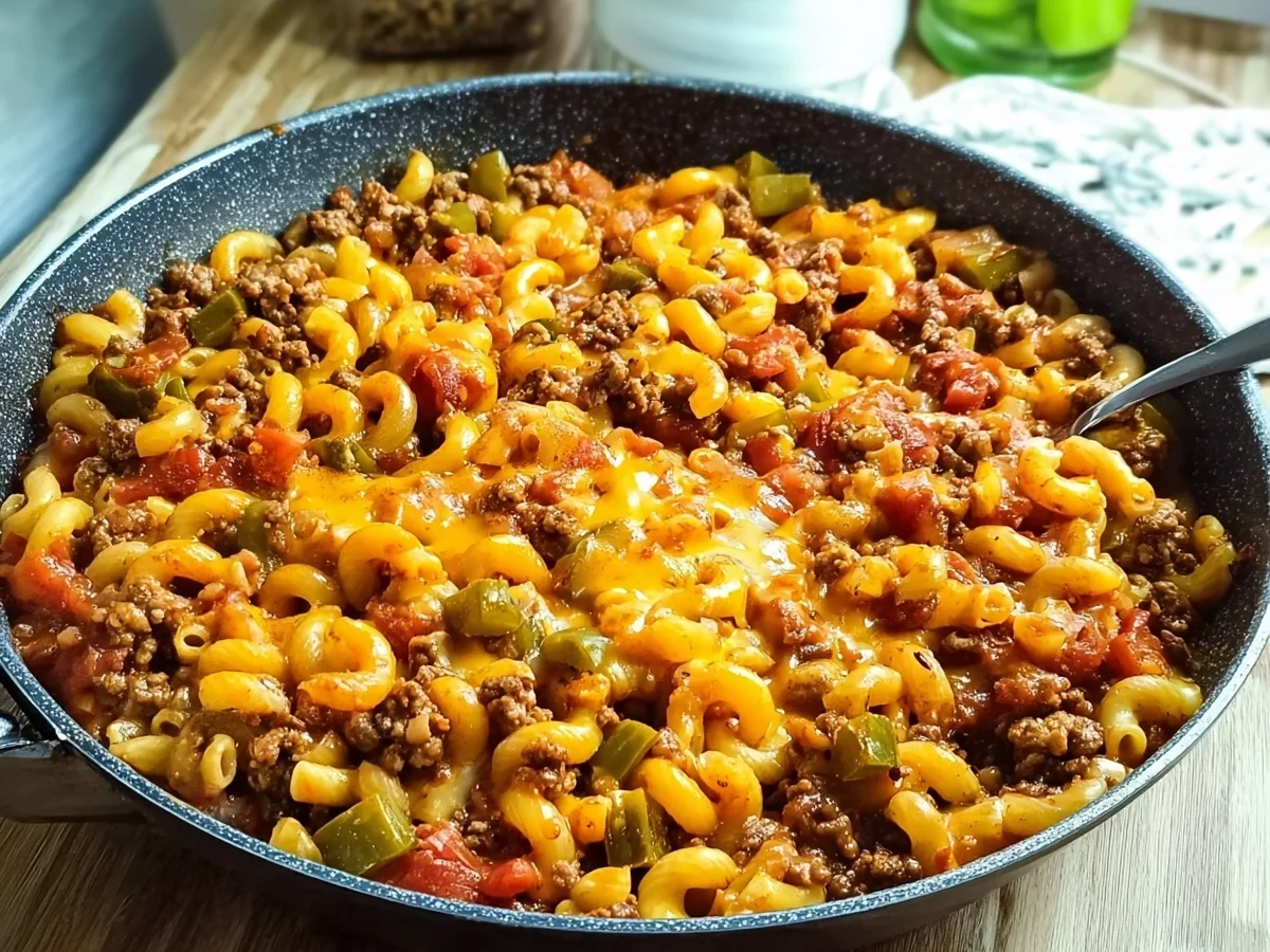 Cheeseburger-Pfanne: Schnelles Familienrezept - Bild 1