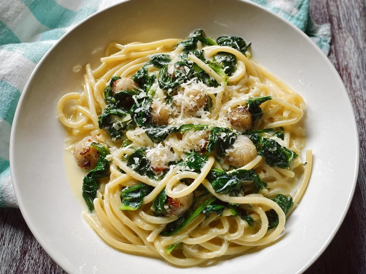 Cremige Spinat-Sahne-Pasta: Schnell & Lecker - Bild 1