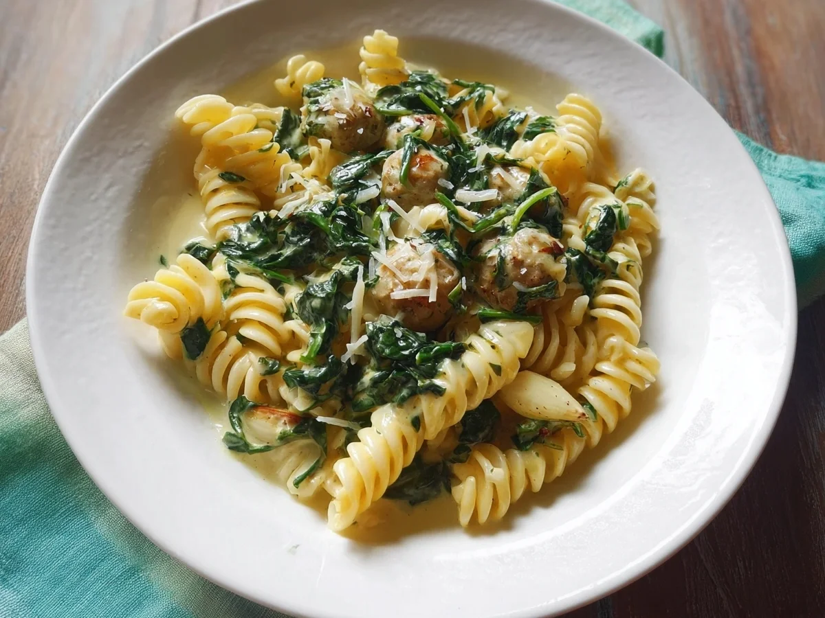 Cremige Spinat-Sahne-Pasta: Schnell & Lecker - Bild 2
