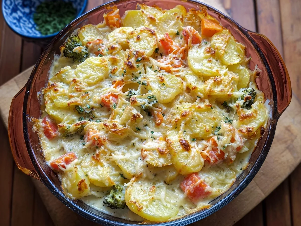 Cremiger Gemüseauflauf mit Kartoffeln & Käse - Bild 1