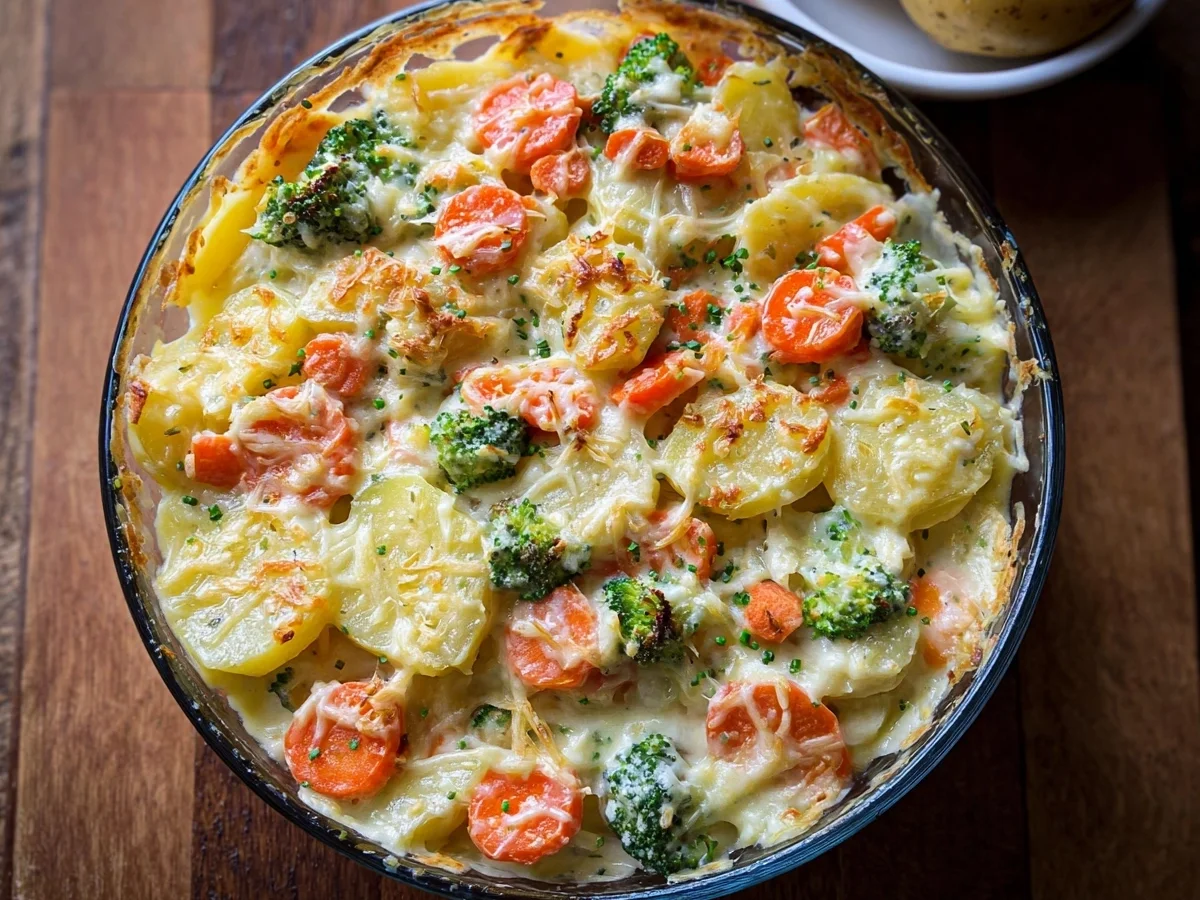 Cremiger Gemüseauflauf mit Kartoffeln & Käse - Bild 2