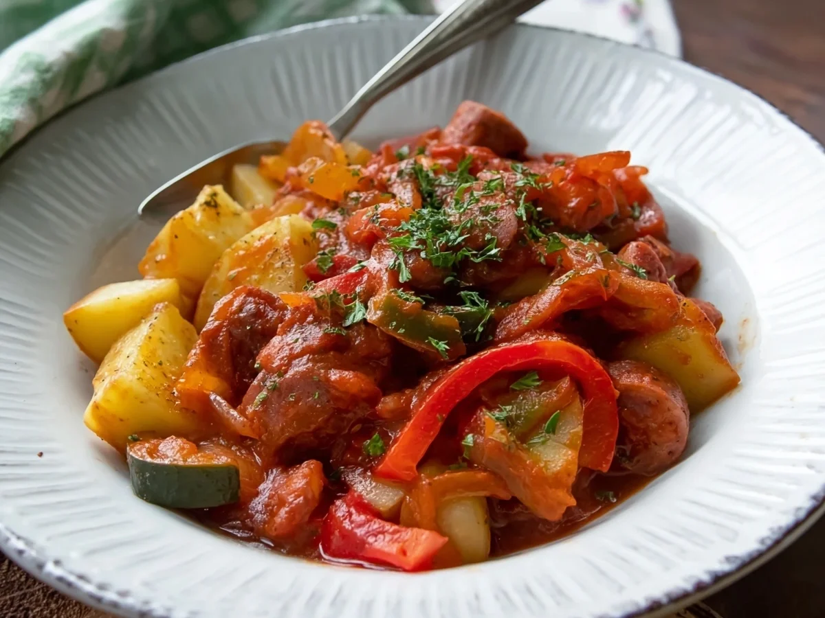 DDR Wurstgulasch Einfaches Rezept für Hausmannskost - Bild 2