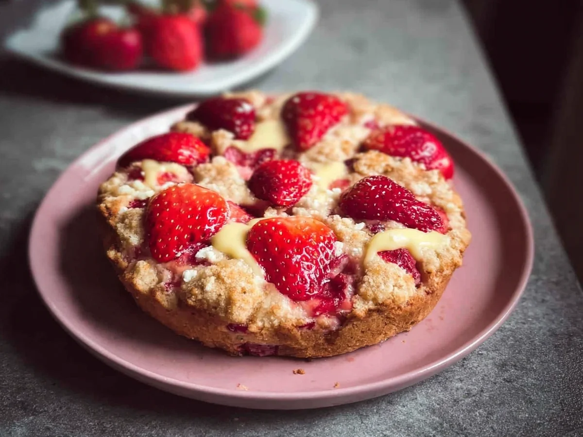 Erdbeer-Pudding Streuseltaler: Glutenfrei & Vegan Rezept - Bild 1