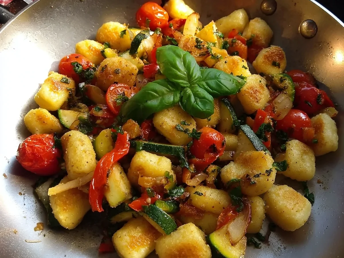 Gnocchi-Gemüsepfanne: Schnell, vegetarisch & einfach - Bild 2