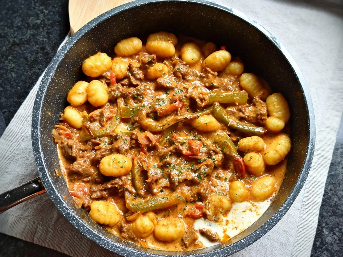 Gnocchi Gyros Topf: Familienrezept schnell gemacht - Bild 1