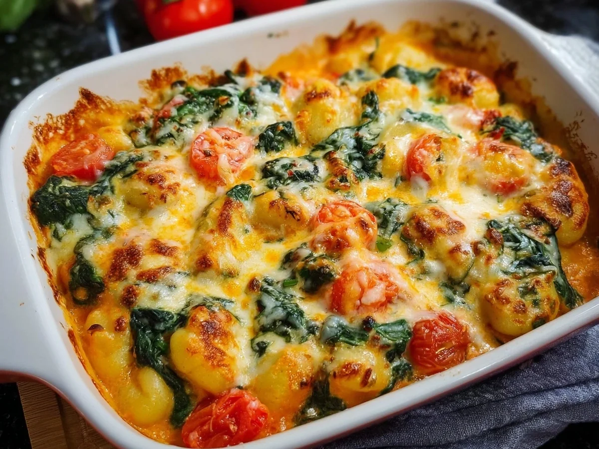 Gnocchi Spinat Auflauf: Schnell, vegetarisch & lecker - Bild 2