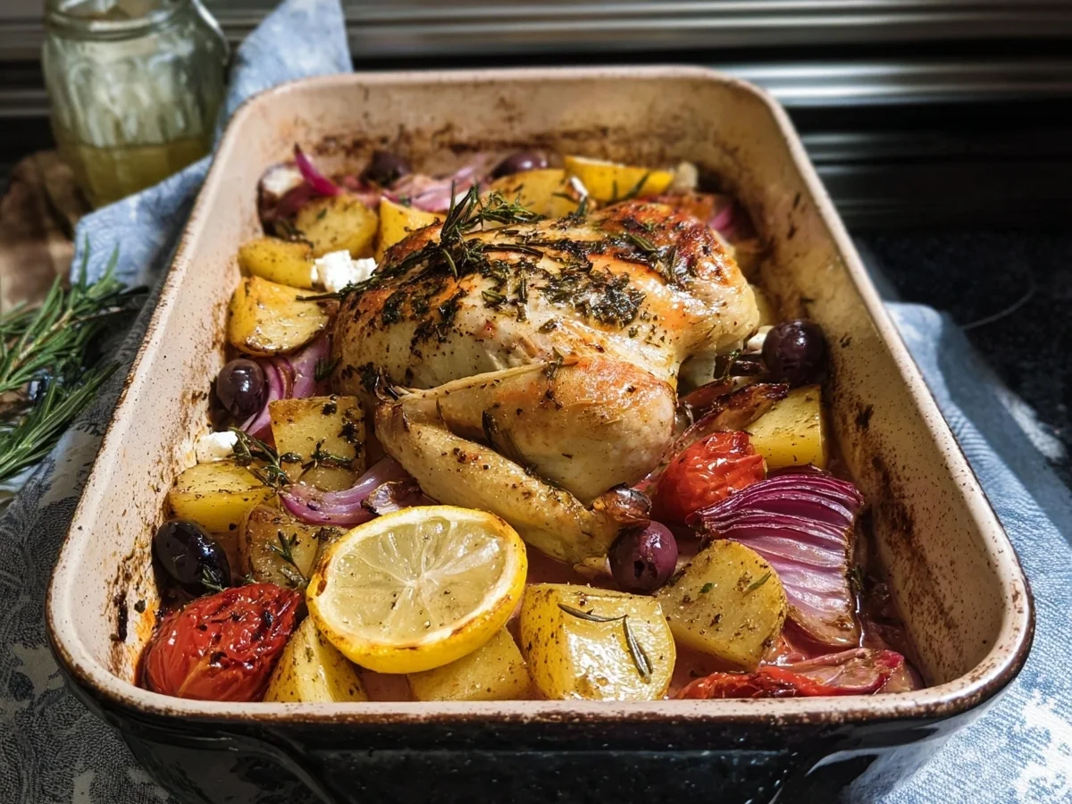 Griechisches Huhn vom Blech: Schnelles 45-Minuten-Rezept - Bild 2