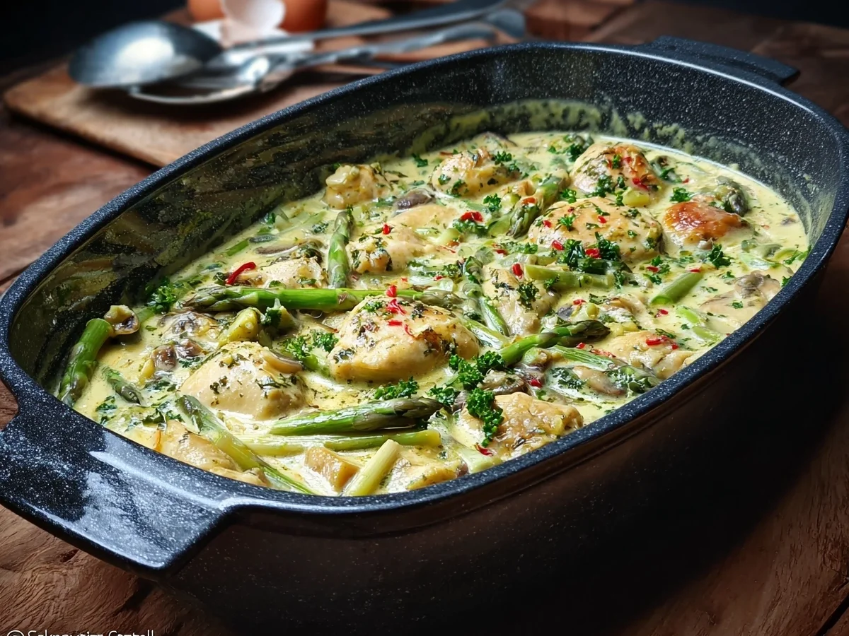 Hähnchen in Spargelsoße: Rustikal & unwiderstehlich - Bild 2