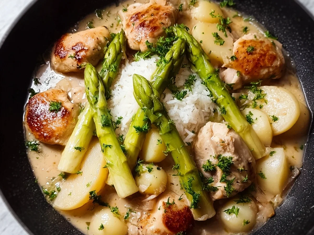 Hähnchen Spargel Pfanne: Leicht, lecker & WW-geeignet - Bild 1