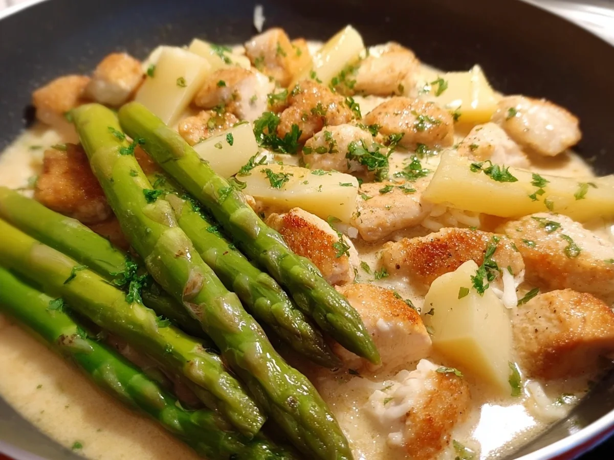 Hähnchen Spargel Pfanne: Leicht, lecker & WW-geeignet - Bild 2