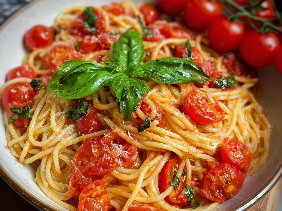 Klassische Spaghetti Pomodoro: Italienisches Pasta Rezept - Bild 2