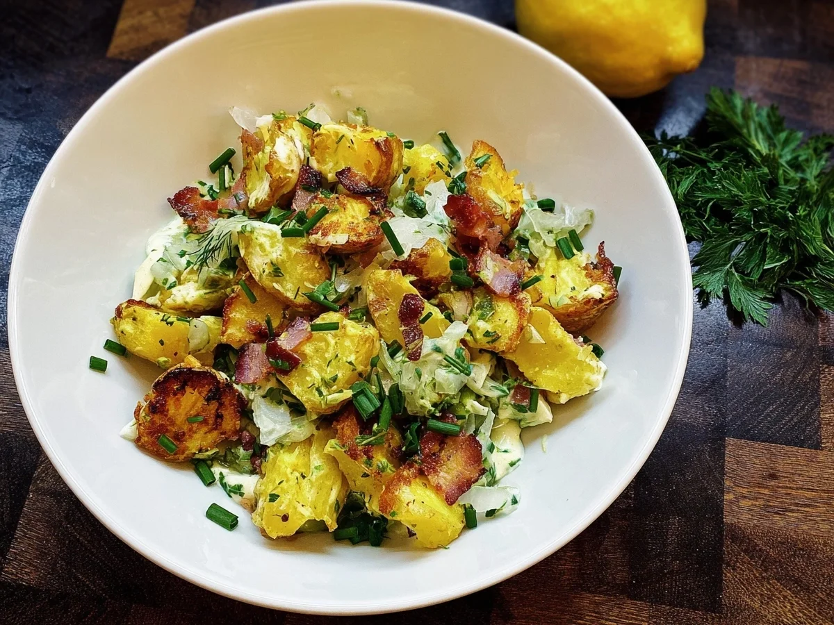 Knuspriger Kartoffelsalat: Rezept mit besonderer Note - Bild 1