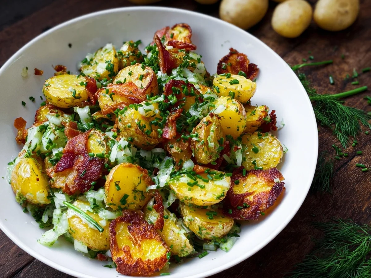 Knuspriger Kartoffelsalat: Rezept mit besonderer Note - Bild 2