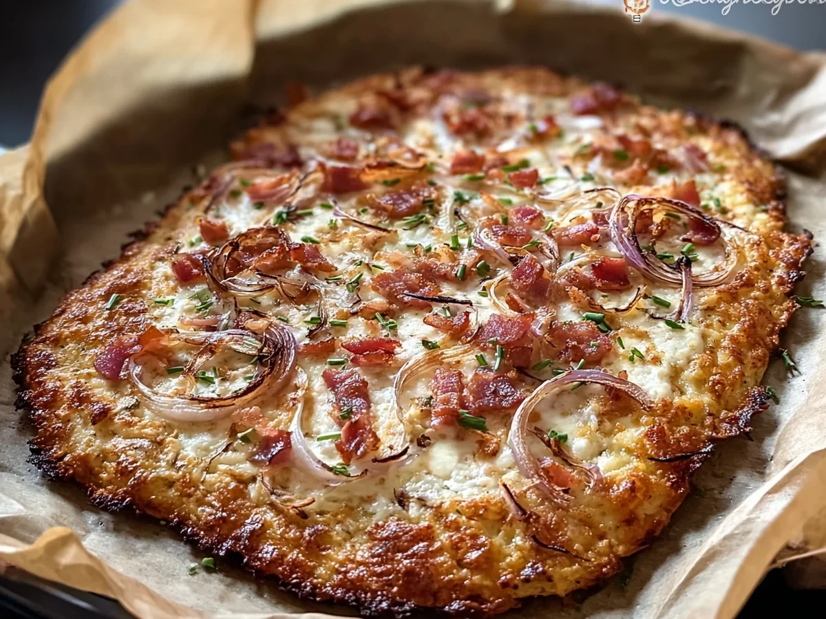 Low-Carb Blitz-Flammkuchen Klassisch - Bild 2