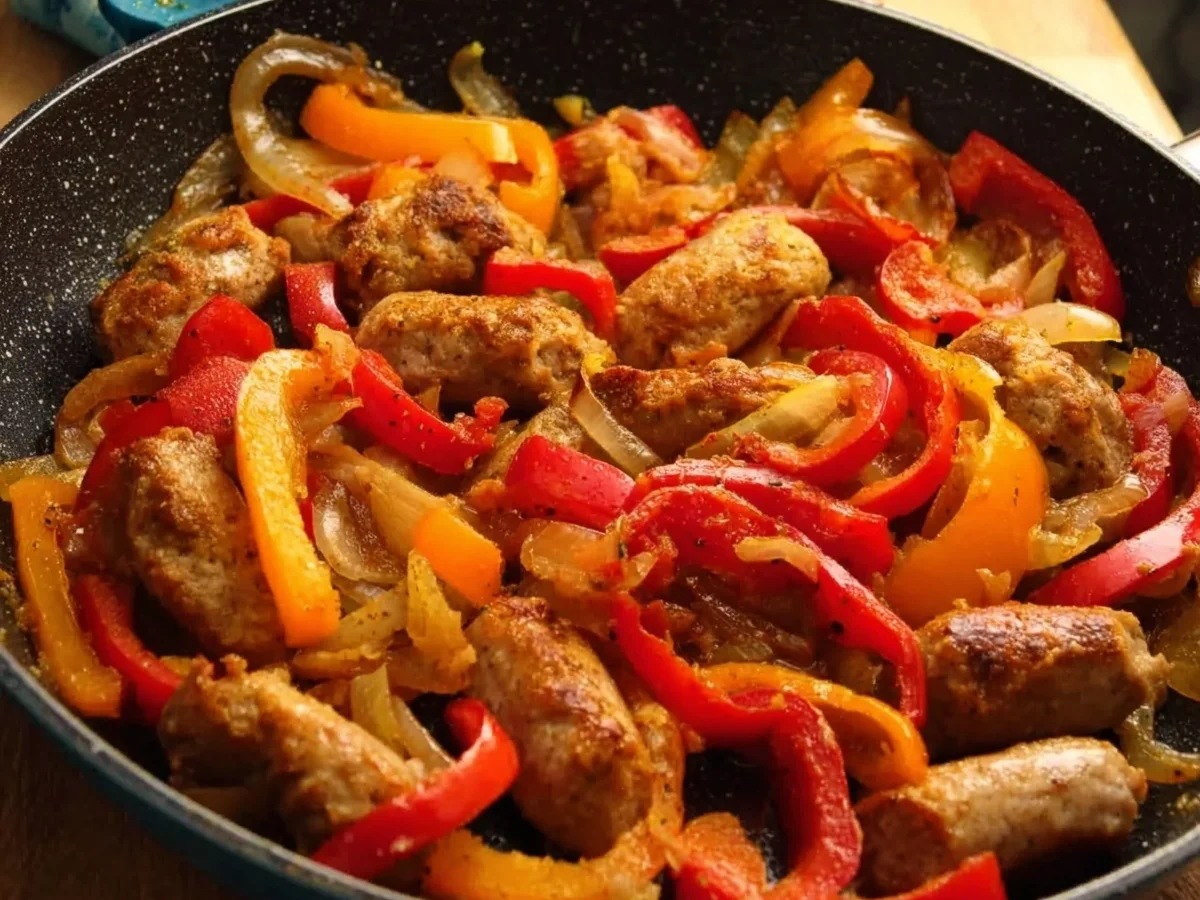 Low Carb Zwiebel-Bratwurst-Pfanne: Schnell & Herzhaft - Bild 1
